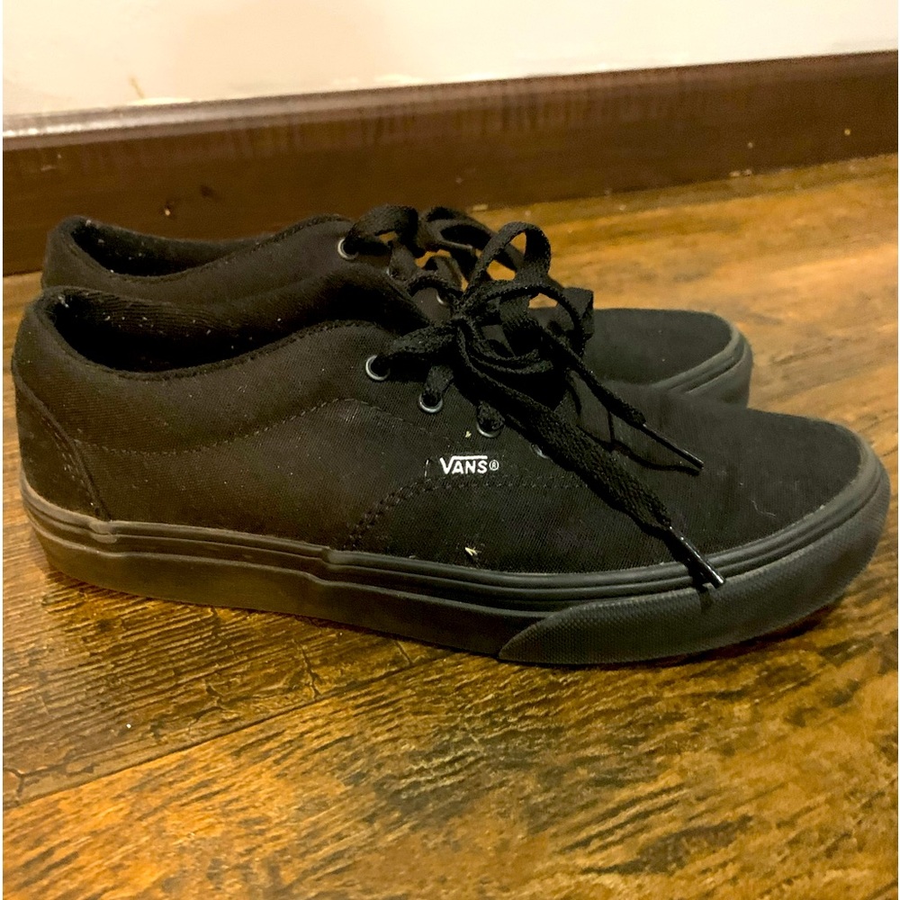 Vans Youth size 5 Black Cloth